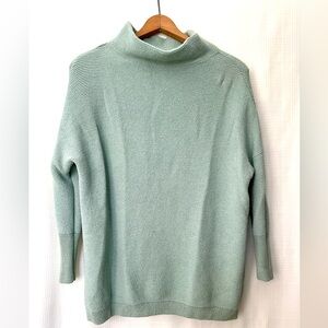 Free People Sage Green Cowl Neck Sweater